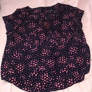 Torrid plus size heart top